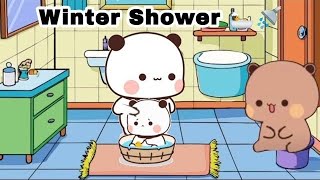 Baby Milli Winter Shower 🚿❄️| Naughty Milli Shower | BubuDudu \u0026 Milli | 3D Animation | BubuDudu_MHM