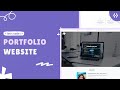Build a Simple Portfolio Website Project | HTML CSS JavaScript Projects for Beginners 2025