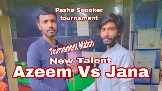 MSF Snooker is live! Jana Vs Azeem | Open Snooker match | MSF Snooker live |  Pasha Snooker Club