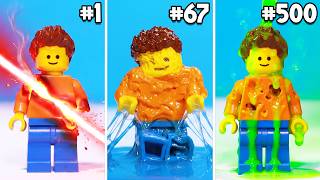 500 Ways To DESTROY a LEGO Minifigure