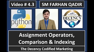 4.3 | Assignment Operators | Part-1 | #18 | #python #hindi #urdu #pythonprogramming #pythontutorial