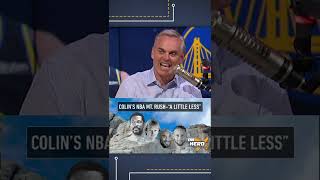 Colin's NBA Mt. Rushmore 🐐 | THE HERD | #shorts