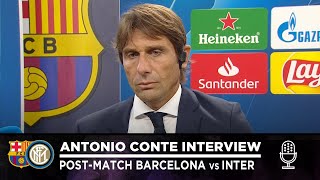 BARCELONA 2-1 INTER | ANTONIO CONTE INTERVIEW: "An undeserved defeat" [SUB ENG]