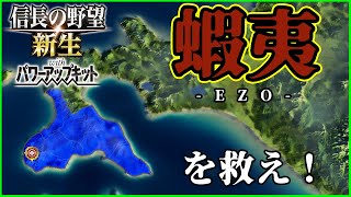 【信長の野望】チートを駆使すればAIでも蝦夷から拡大出来るのか試してみた【新生PK】【ゆっくり実況】