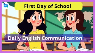 Welcoming New Student at School English Conversation Practice for Intermediate ESL Students