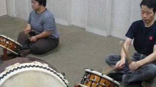 秩父屋台囃子玉入れ練習（2009.6.11.木）小槌会/Chichibu Yataibayashi \