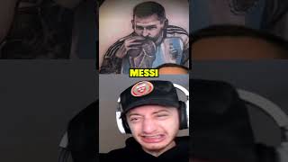 The Worst Messi Tattoo Ever #shorts #short #memes #meme #messi