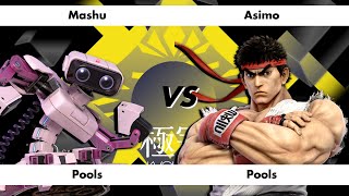 極冠#6 メイン配信 〈Pools〉 マシュ（ロボット） VS Asimo（リュウ）【スマブラSP】