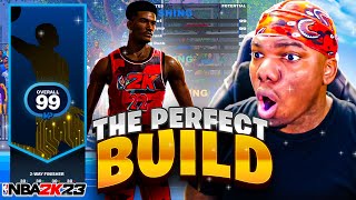NBA 2K23 THE PERFECT FIRST OP BUILD + 2K23 GAMEPLAY  🤯
