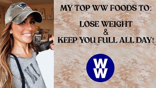 My Top Ww Food Staples To Lose Weight And Keep You Full Ww Personal Points 2022five Little Fins