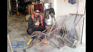 Iron Chair Making Process With Coloring Techniques