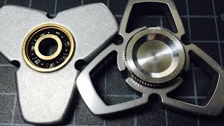 Yardwerx Zik fidget spinner review: Hollow Body and Raw Gunmetal steel spinners