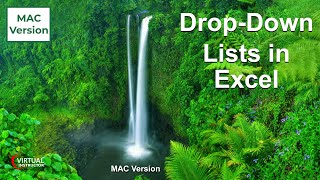 MAC Excel Drop Down Lists