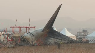 South Korean plane crash site as investigation continues