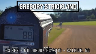 Gregory Strickland SS RHP ~ Updated Baseball Recruiting Video ~ Class of 2018