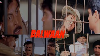 💪😲balwaan movie (1992) jabardast dialogue action fight seen sunil Shetty #doubalerollsunilshetty