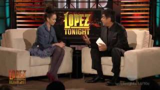 Lopez Tonight - Jessica Alba DNA Test - [December 1, 2009]