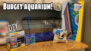 DIY Fish AQUARIUM on a BUDGET!!