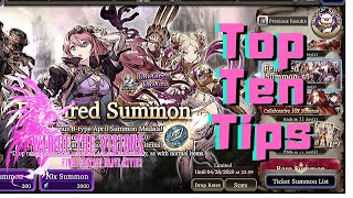 FFBE WOTV  - Top 10 Tips [Beginners] F2P