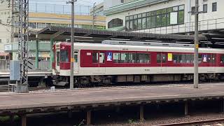 近鉄5200系 VX03+1430系 VW33 五十鈴川行き急行 津駅出発