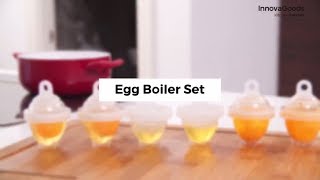 InnovaGoods Kitchen Foodies Egg Boiler Set