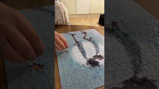 Person destroys a puzzle before the last piece can be put in!
