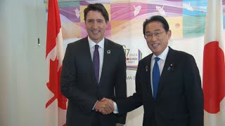PM Trudeau and Japanese counterpart Kishida Fumio meet at G7 summit in Hiroshima – May 19, 2023