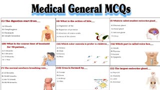 Medical General Knowledge MCQs // Anatomy MCQs for Nursing