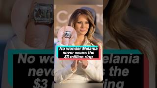 No wonder Melania never wears the $3 million 10th-anniversary ring; Trump took three even more