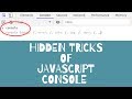 Hidden Methods of Javascript Console | Chrome Dev Tools #javascript #JustSimplify