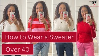 How To Wear A Sweater Over 40 | 10 Sweaters Every Woman Should Own