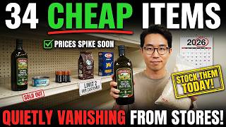 34 Cheap Household Items QUIETLY VANISHING From Stores Right Now! (STOCK THEM TODAY!)