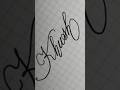 ☆Khush☆ #calligraphy #handwriting #lettering #writing #signature #art