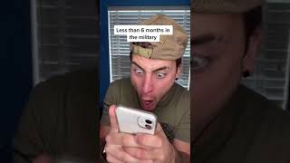 HOW PEOPLE REACT TO MY MILITARY BRANCHES VIDEOS!! #SHORTS