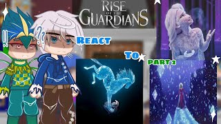 PART 2 ( 🇧🇷🇺🇸 ) Rise of the guardians react to Elsa and Anna || Frozen || Rotg || Starzy Eeech