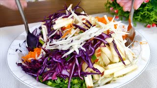 I can do this salad every weekend! Only 2 main ingredients! Clean your intestines