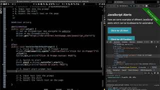 How to Assert Alert With Text Prompt (Tutorial) | Selenium + TestNG + Java