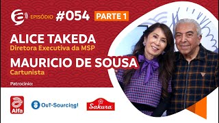 #54 - Podcast Alternativa no Ar com Joe Hirata convida Alice Takeda e Mauricio de Sousa