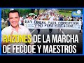 Los Profesores marchan en Colombia    Sin carreta  Canal 1 juan Diego Alvira