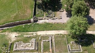 Αρχαία Ολυμπία το Στάδιο και ο ναός του Δία | Ancient Olympia, Stadium of Olympic games