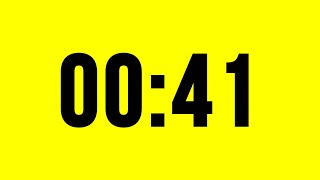 41 Second Timer Countdown No Music With Alarm