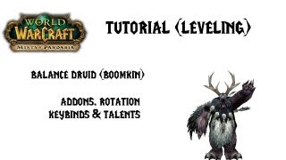 Druid Leveling (Boomkin) UI/Rotation/Talents