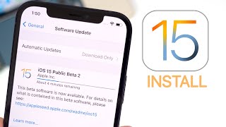 iOS 15 Public Beta Released - How to Install!