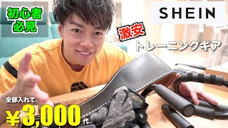 【shein】筋トレ歴10年の僕が噂の激安通販サイトでトレーニングギアを買ってみた【フィジーク】