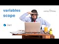 What is the scope of variables in DART