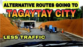 MGA BAGONG KALSADA PARA MAIWASAN ANG TRAFFIC SA TAGAYTAY.