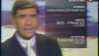 France 2 9 Mai 2002 Fin Le Journal de la Nuit, 1 Pub, 1 BA, Météo, CD'Aujourd'hui