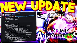 ANIME ADVENTURES RELEASE CHRISTMAS UPDATE! (NEW CODES, NEW UNITS SHOWCASE, GAME LINK, \u0026 MORE)