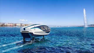 SeaBubbles Electric Hydrofoil Flying Boat (2024) Exterior Interior Sailing