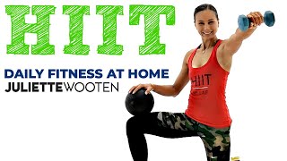 HIIT Workout #5 | Supper Sweat Full Body Workout | Fitness at Home | Juliette Wooten